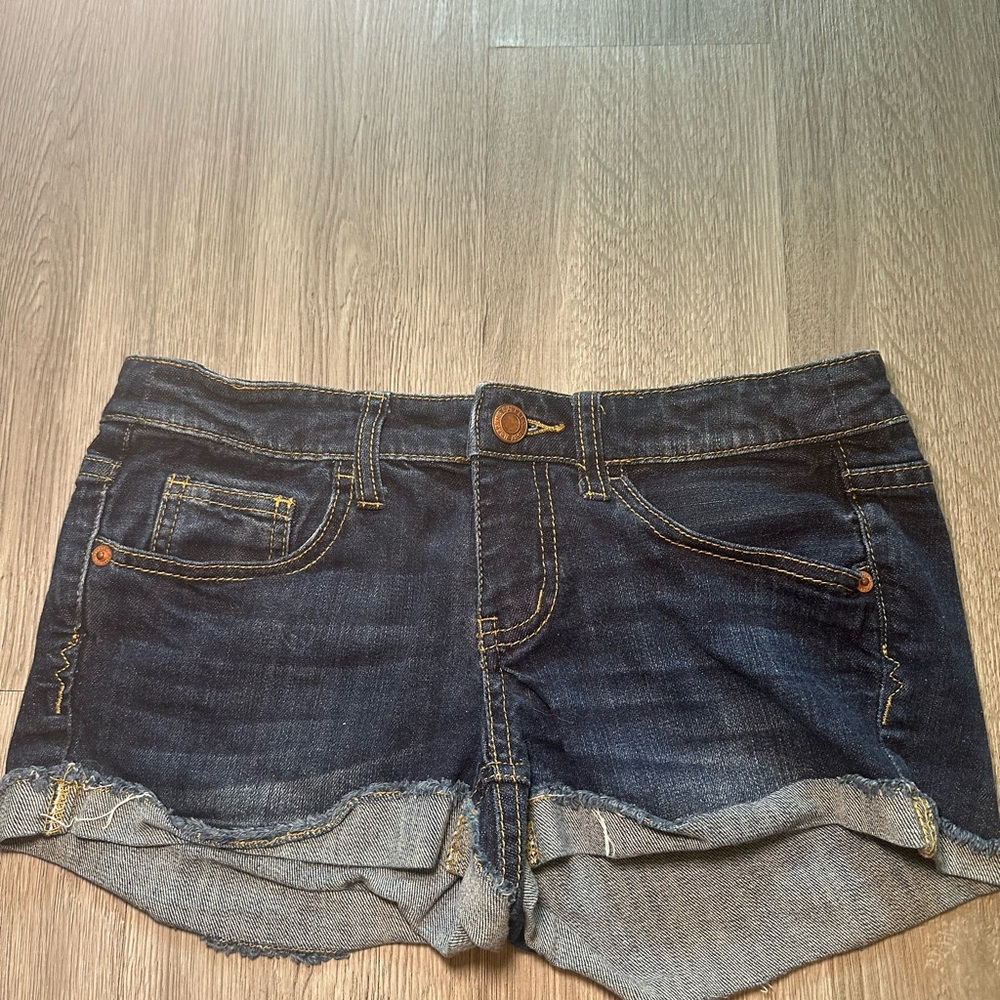Mossimo Supply Co. Dark Blue Jean Shorts